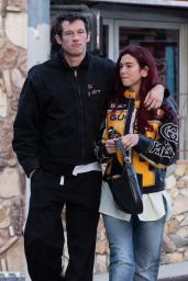 Dua Lipa in Casual Outfit in Los Angeles 03/15/2024