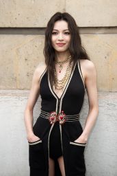 Elaine Zhong at Giambattista Valli Show During Paris Fashion Week 03/01/2024