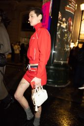 Emma Corrin Leaves the Miu Miu After Party in Paris 03/05/2024