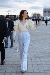 Emma Stone at Louis Vuitton Fashion Show in Paris 03/06/2024