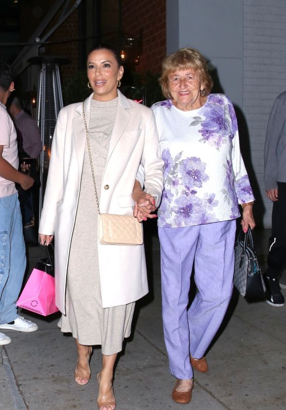 Eva Longoria and Her Mother Ella Eva Mirelesat at Mr. Chow Restaurant in Beverly Hills 03/12/2024