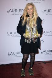 Fiona Gelin at Lauriers de l’Audiovisuel Ceremony in Paris 02/26/2024