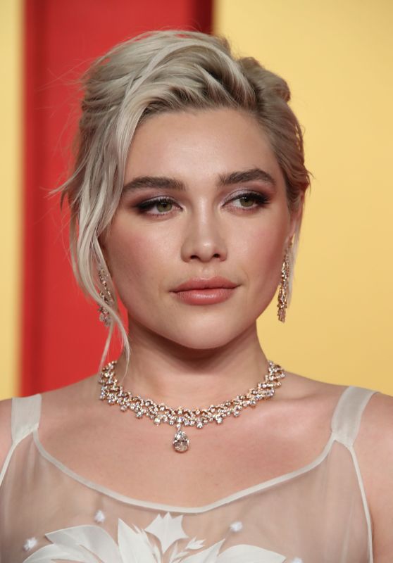 Florence Pugh at Vanity Fair Oscar Party in Beverly Hills 03/10/2024