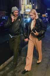 Gigi Hadid and Bradley Cooper Departing "Sweeney Todd: The Demon Barber of Fleet Street" on Broadway 03/24/2024
