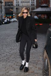 Gigi Hadid Street Style - Leaves Her Apartment in NYC 03/14/2024