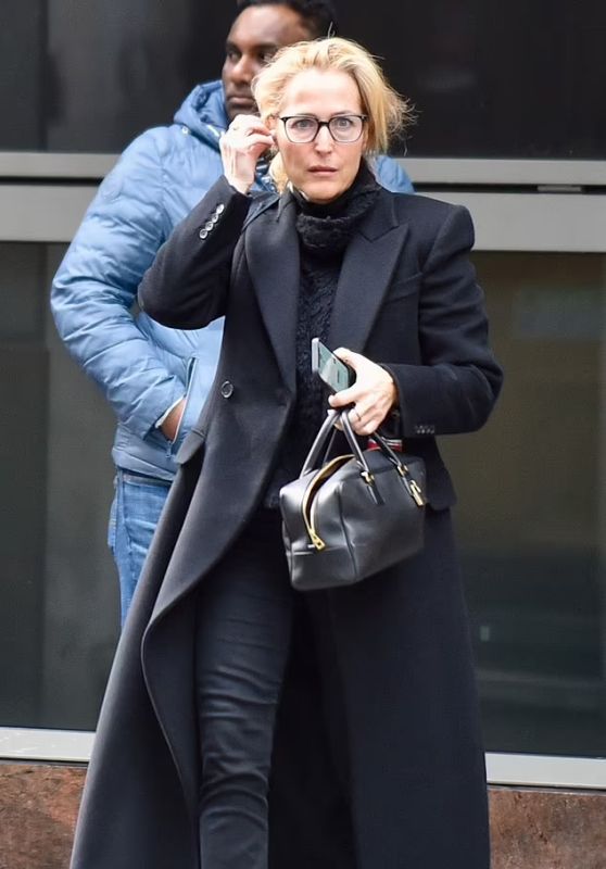 Gillian Anderson Out in London 03/23/2024
