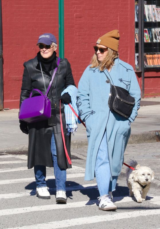 Glenn Close With Her Daughter Annie in New York 03/24/2024