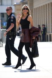 Heidi Klum Arrives at AGT in Los Angeles 03/19/2024