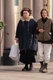 Helena Bonham-Carter Out in London