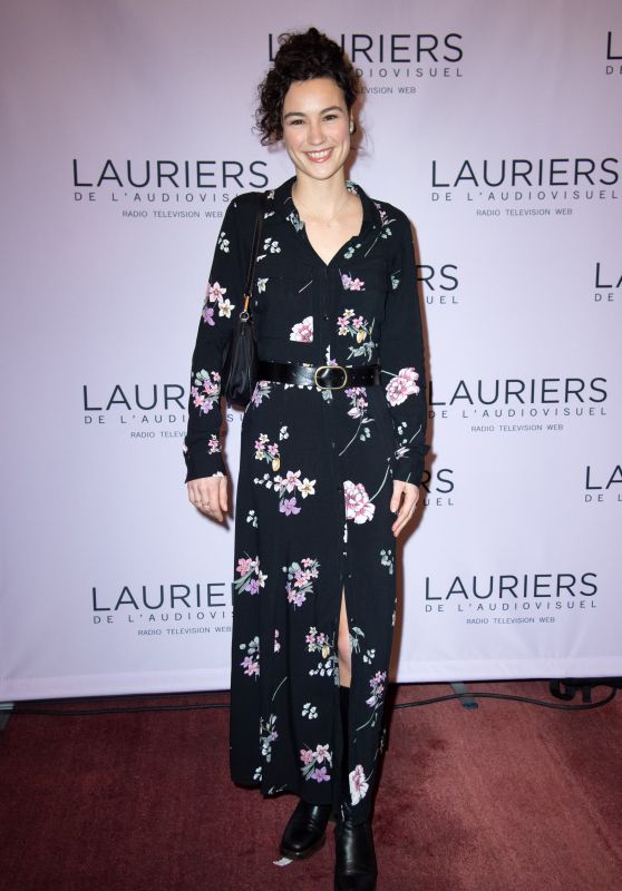 Ilona Bachelier at Lauriers de l’Audiovisuel Ceremony in Paris 02/26/2024