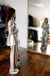 Jamie Chung in a Silver Outfit - Photoshoot 03/21/2024