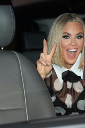 Jenny McCarthy on Her Way Out of the "Live with Kelly and Mark" Show in Manhattan 03/12/2024
