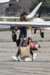 Jessica Biel and Justin Timberlake Jet Back to LA 03/25/2024