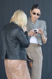 Jessica Biel at Celebrity Hot-spot Chateau Marmont in Los Angeles 03/27/2024