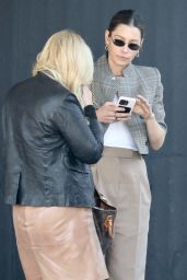 Jessica Biel at Celebrity Hot-spot Chateau Marmont in Los Angeles 03/27/2024