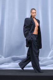 Joan Smalls at Balenciaga Show During Paris Fashion Week 03/03/2024