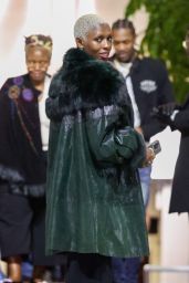 Jodie Turner-Smith Arriving at the Madonna