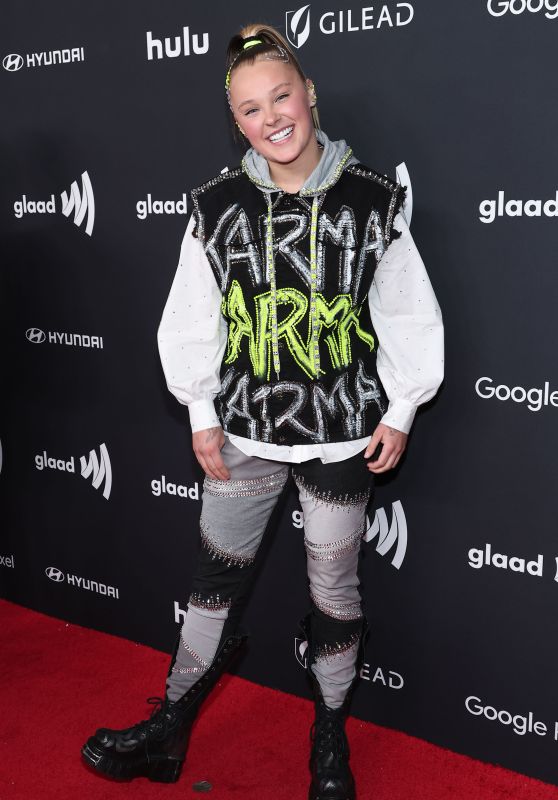 JoJo Siwa at GLAAD Media Awards in Beverly Hills 03/14/2024