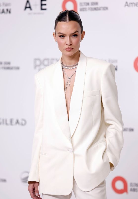 Josephine Skriver at Elton John AIDS Foundation Academy Awards Viewing Party in West Hollywood 03/10/2024