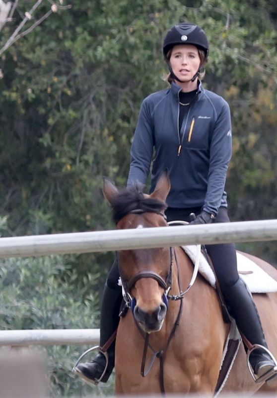 Katherine Schwarzenegger Horseback Ride in Los Angeles 02/29/2024
