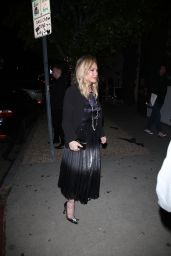 Kathy Hilton at the Women in Film Oscar Party in a Chic Black Dress in West Hollywood 03/09/2024