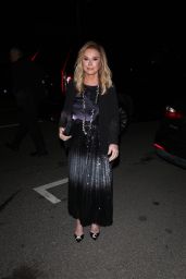 Kathy Hilton at the Women in Film Oscar Party in a Chic Black Dress in West Hollywood 03/09/2024