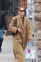 Katie Holmes in Casual Look in NYC 03/20/2024
