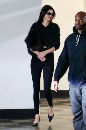 Kendall Jenner, Justine Skye, Lauren Perez and Hailey Bieber at Sushi Park in LA 03/16/2024