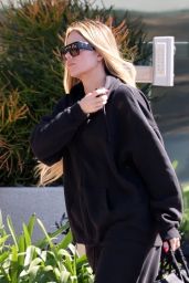 Khloe Kardashian Dressed in Black 03/21/2024