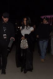 Kim Kardashian Departs From Kanye West’s Electrifying "Vultures 2" Performance at SoFi Stadium in Los Angeles 03/14/2024