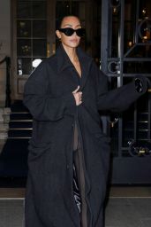 Kim Kardashian Exits the Ritz Hotel in Paris 03/04/2024