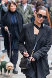 Kirsty Gallacher in an All-black Outfit in London 03/05/2024