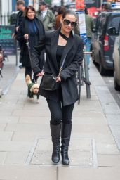 Kirsty Gallacher in an All-black Outfit in London 03/05/2024