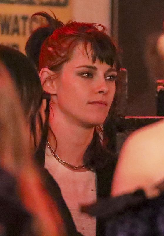 Kristen Stewart at the Rainbow Bar and Grill in West Hollywood 03/05/2024