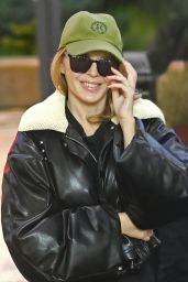 Kylie Minogue at Sydney Airport 03/19/2024