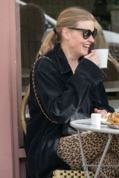 Lara Stone at a Cafe in North London 03/21/2024