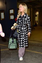 Laura Whitmore Wearing a Very Bold Coat in Salford 03/16/2024