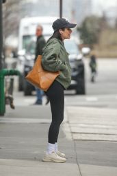 Lea Michele in a Casual Outfit in New York 02/27/2024