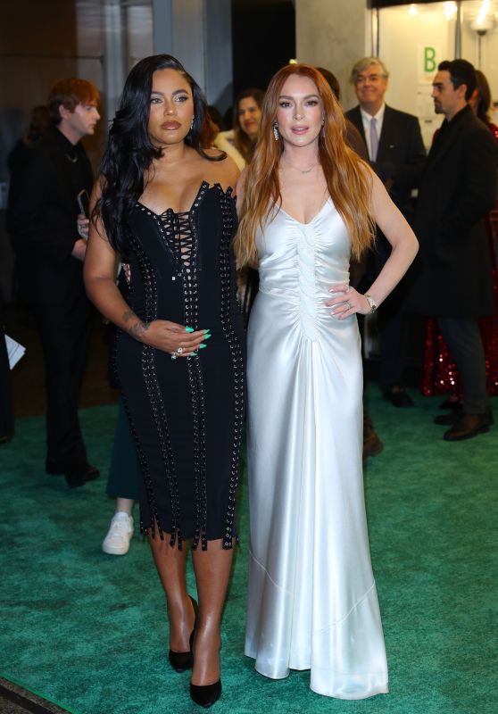 Lindsay Lohan and Ayesha Curry - "Irish Wish" Movie Premiere in New York 03/05/2024