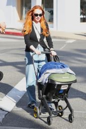 Lindsay Lohan at La Escala in Beverly Hills 03/16/2024