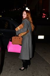 Lindsay Lohan Leaves Dinner at Mr. Chow in Beverly Hills 03/09/2024