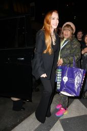 Lindsay Lohan Out in New York 03/04/2024