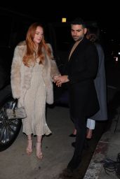 Lindsay Lohan With her Husband Bader Shammas in LA 03/16/2024