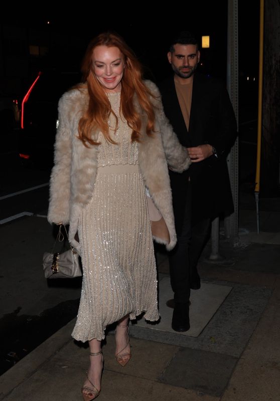Lindsay Lohan With her Husband Bader Shammas in LA 03/16/2024