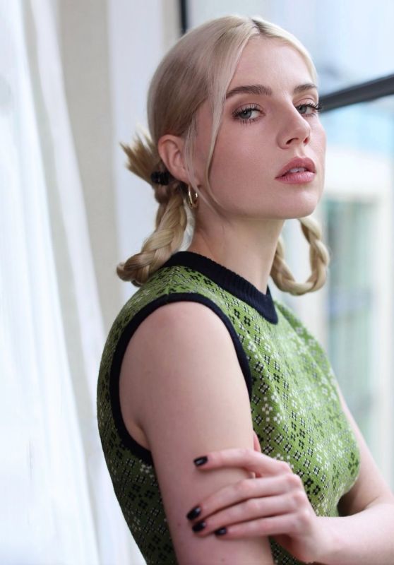 Lucy Boynton - The Greatest Hits Press Portraits March 2024