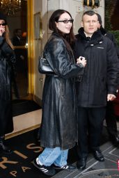 Maddie Ziegler Leaving Her Hotel in Paris 03/03/2024
