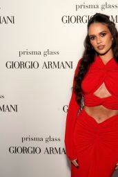 Madison Pettis at Giorgio Armani Prisma Glass Launch Party in Beverly Hills 03/22/2024