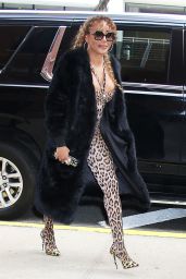 Melanie Brown Arriving at The Drew Barrymore Show in New York 03/26/2024