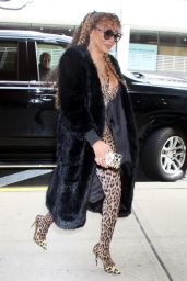 Melanie Brown Arriving at The Drew Barrymore Show in New York 03/26/2024
