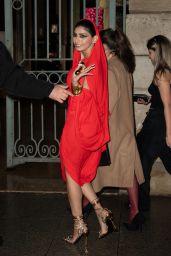 Mia Khalifa at Schiaparelli Show During Paris Fashion Week 02/29/2024